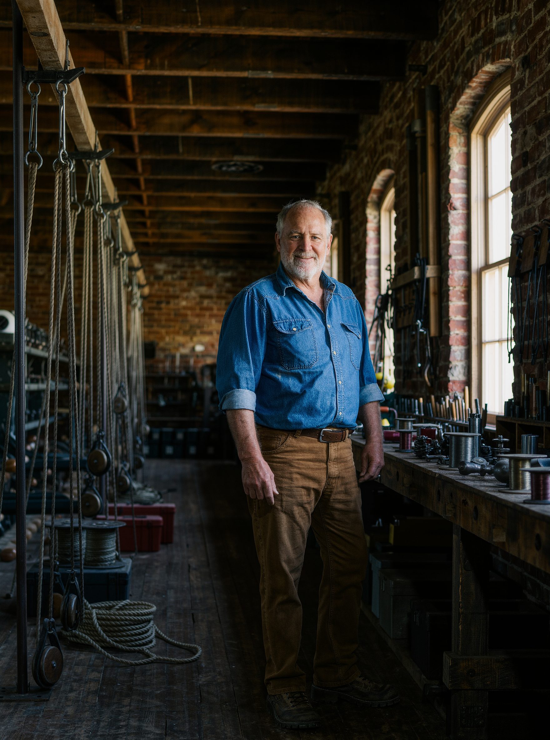 A business owner in his workshop